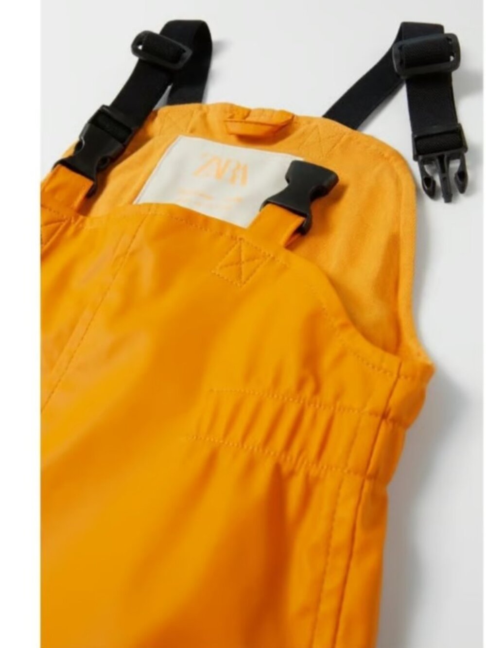 ZARA LINED RUBBERIZED OVERALLS - Picture 2 of 6